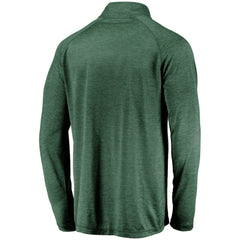 Athletics Fanatics Iconic Striated Primary Logo Raglan Quarter-Zip Pullover Jacket Outlet