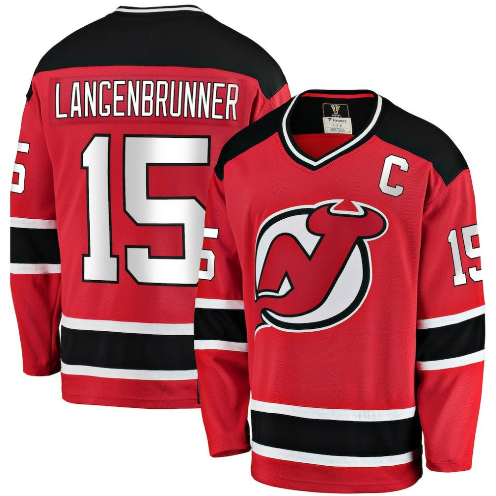 Jamie Langenbrunner New Jersey Devils Fanatics Premier Breakaway Retired Player Jersey - Red | Fanatics on sale