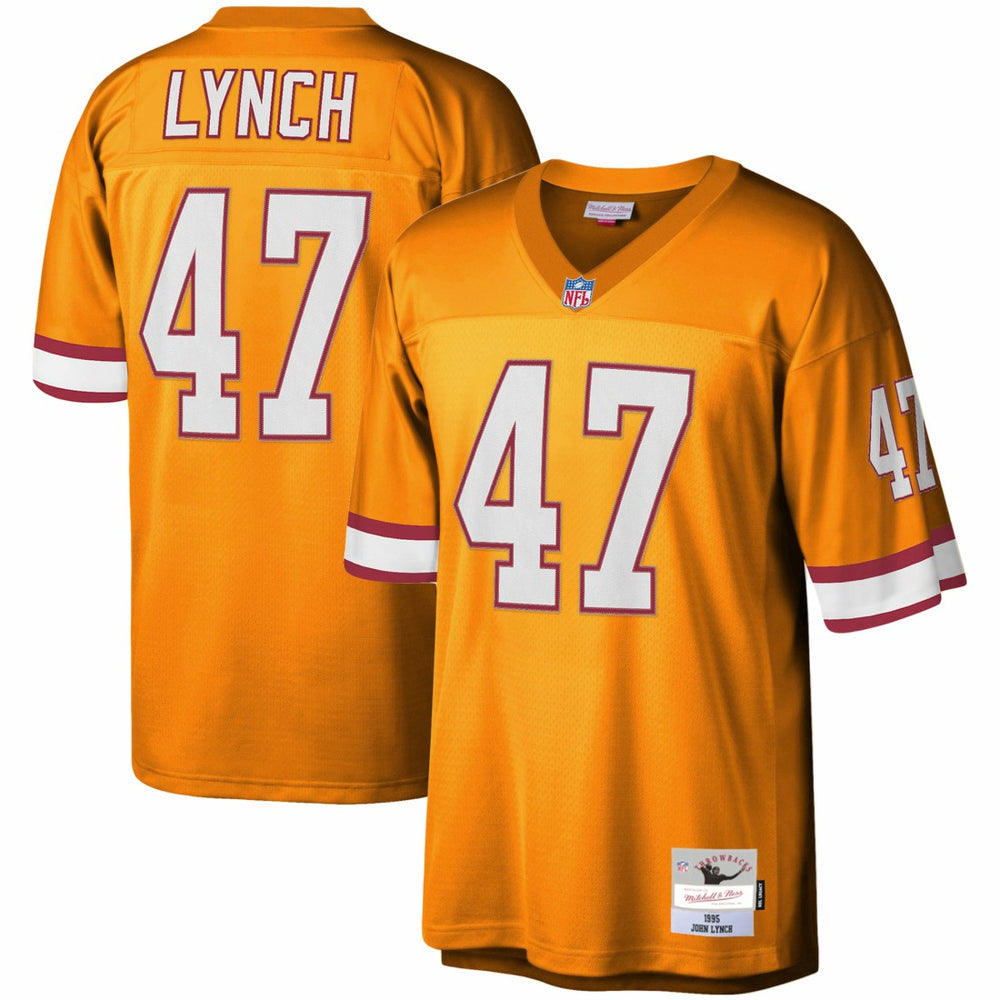 John Lynch Tampa Bay Buccaneers Legacy Replica Jersey - Orange - Mitchell & Ness