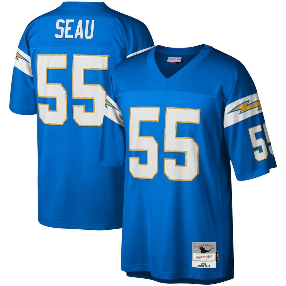 Junior Seau Los Angeles Chargers Legacy Replica Jersey - Powder Blue - Mitchell & Ness