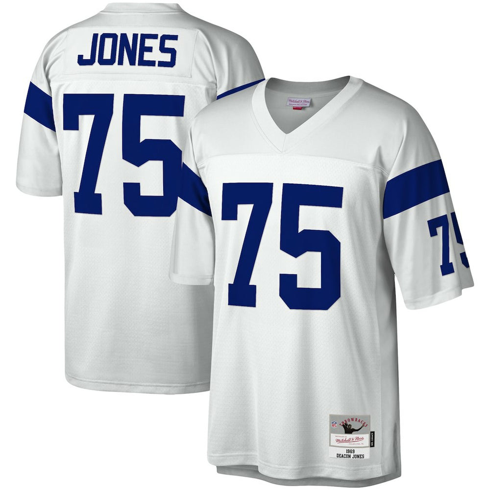 Deacon Jones Los Angeles Rams Legacy Replica Jersey - White - Mitchell & Ness