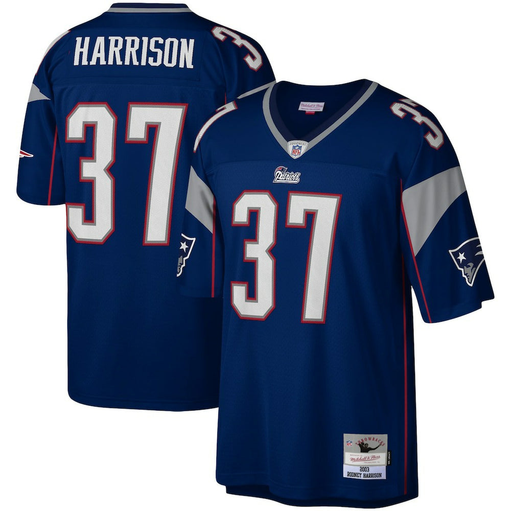 Rodney Harrison New England Patriots Legacy Replica Jersey - Navy - Mitchell & Ness