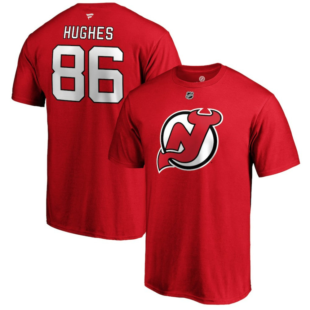 Jack Hughes New Jersey Devils Fanatics Authentic Stack Player Name & Number T-Shirt - Red | Fanatics near me