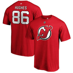 Jack Hughes New Jersey Devils Fanatics Authentic Stack Player Name & Number T-Shirt - Red | Fanatics near me