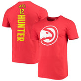 Fanatics De'Andre Hunter Atlanta Hawks Playmaker Name & Number Logo T-Shirt Red