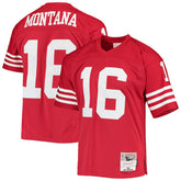 Joe Montana San Francisco 49ers Legacy Replica Jersey - Scarlet - Mitchell & Ness