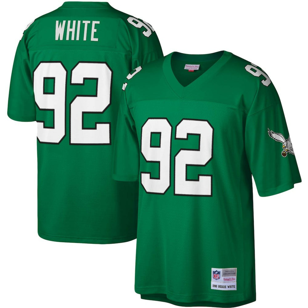 Reggie White Philadelphia Eagles Legacy Replica Jersey - Kelly Green - Mitchell & Ness