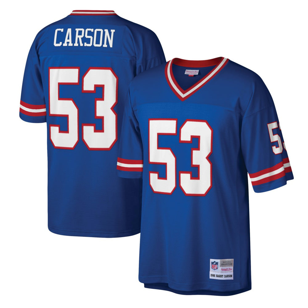 Harry Carson New York Giants Legacy Replica Jersey - Royal - Mitchell & Ness
