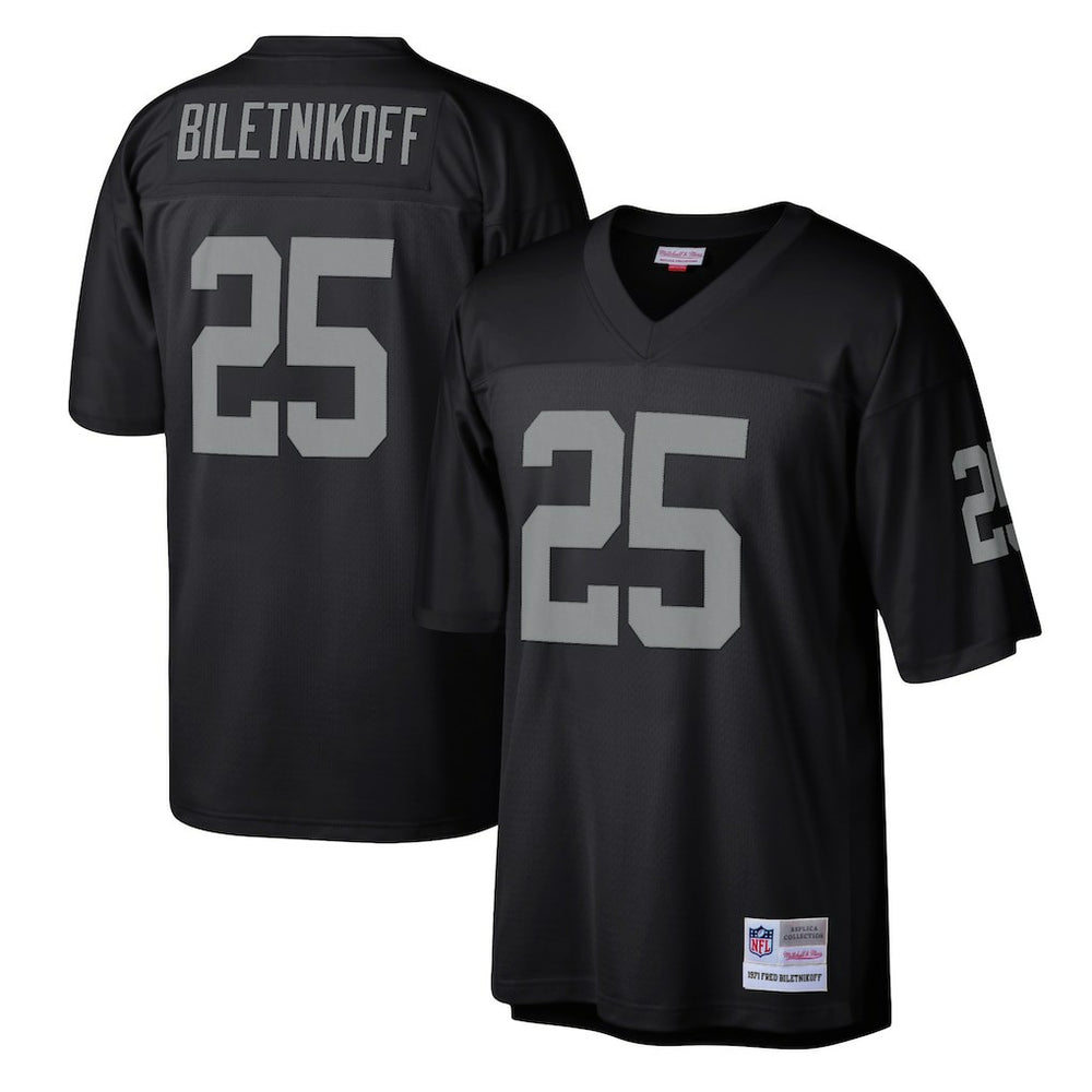 Fred Biletnikoff Las Vegas Raiders Legacy Replica Jersey - Black - Mitchell & Ness