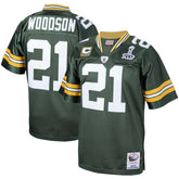 Charles Woodson Green Bay Packers 2010 Authentic Throwback Retired Player Jersey - Green - Mitchell & Ness
