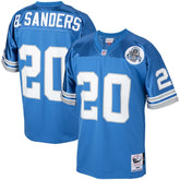 Barry Sanders Detroit Lions 1993 Authentic Throwback Retired Player Jersey - Blue - Mitchell & Ness