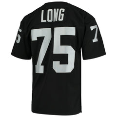 Howie Long Las Vegas Raiders 1983 Authentic Throwback Retired Player Jersey - Black - Mitchell & Ness