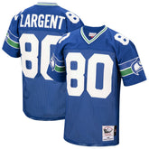 Steve Largent Seattle Seahawks 1985 Authentic Throwback Retired Player Jersey - Royal - Mitchell & Ness