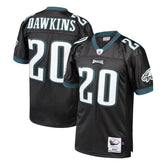 Brian Dawkins Philadelphia Eagles 2003 Authentic Throwback Retired Player Jersey - Black - Mitchell & Ness