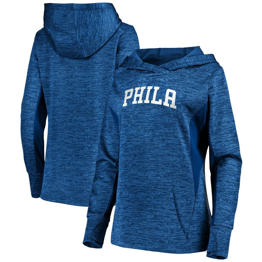 Fanatics Philadelphia 76ers Women's Showtime Done Better Pullover Hoodie Royal