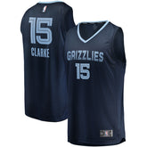 Fanatics Brandon Clarke Memphis Grizzlies Fast Break Replica Jersey Navy Icon Edition