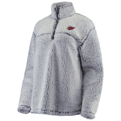 Arizona Cardinals G-III 4Her by Carl Banks Women's Sherpa Quarter-Zip Pullover Jacket - Gray - NFL