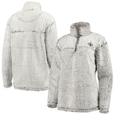 New Orleans Saints G-III 4Her by Carl Banks Women's Sherpa Quarter-Zip Pullover Jacket - Gray - NFL