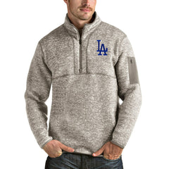Los Angeles Dodgers Antigua Fortune Quarter-Zip Pullover Jacket for sale