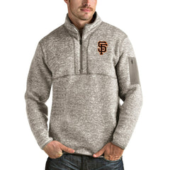 San Francisco Giants Antigua Fortune Quarter-Zip Pullover Jacket Discount