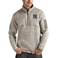 New York Yankees Antigua Fortune Quarter-Zip Pullover Jacket for sale