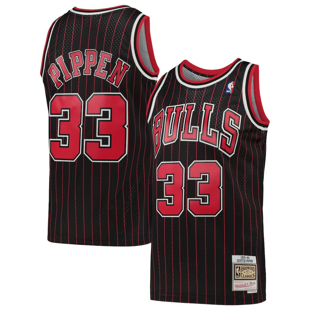 Mitchell & Ness Scottie Pippen Chicago Bulls Hardwood Classics Swingman Jersey Black
