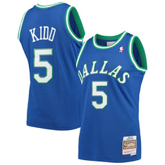 Mitchell & Ness Jason Kidd Dallas Mavericks 1994/95 Hardwood Classics Swingman Jersey Blue