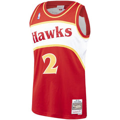 Mitchell & Ness Stacey Augmon Atlanta Hawks 1991/92 Hardwood Classics Swingman Jersey Red