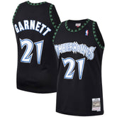 Mitchell & Ness Kevin Garnett Minnesota Timberwolves Hardwood Classics Swingman Jersey Black