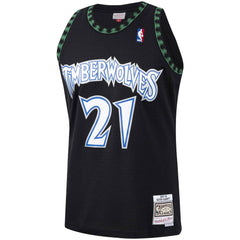 Mitchell & Ness Kevin Garnett Minnesota Timberwolves Hardwood Classics Swingman Jersey Black