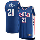 Fanatics Joel Embiid Philadelphia 76ers Fast Break Replica Player Jersey Icon Edition Royal