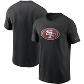 San Francisco 49ers Primetime Logo Essential T-Shirt - Black - Nike