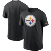 Pittsburgh Steelers Primetime Logo Essential T-Shirt - Black - Nike