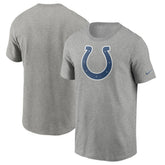 Indianapolis Colts Primetime Logo Essential T-Shirt - Heather Gray - Nike