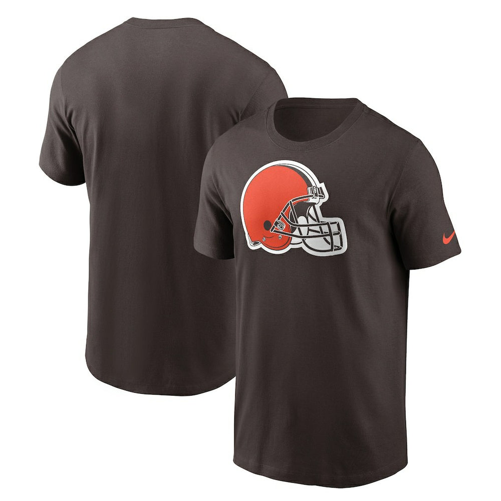 Cleveland Browns Primetime Logo Essential T-Shirt - Brown - Nike