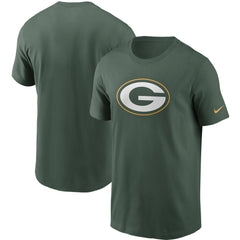 Green Bay Packers Primetime Logo Essential T-Shirt - Green - Nike
