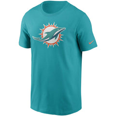 Miami Dolphins Primetime Logo Essential T-Shirt - Aqua - Nike