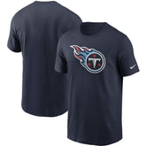 Tennessee Titans Primetime Logo Essential T-Shirt - Navy - Nike