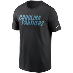 Carolina Panthers Team Wordmark T-Shirt - Black - Nike