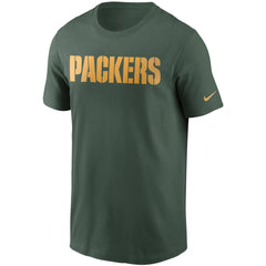 Green Bay Packers Team Wordmark T-Shirt - Green - Nike