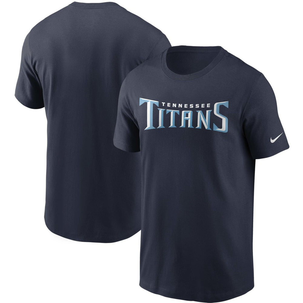 Tennessee Titans Team Wordmark T-Shirt - Navy - Nike