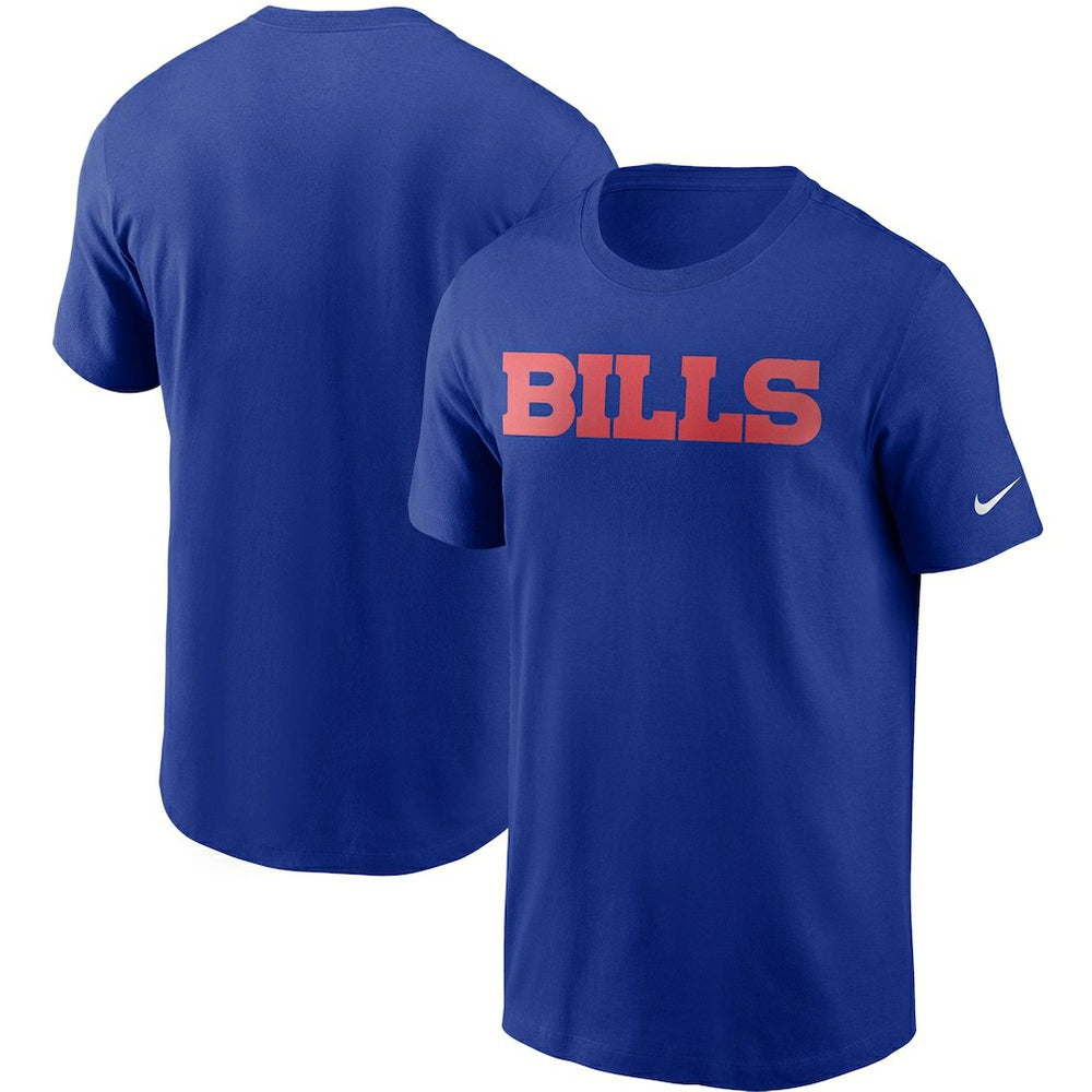 Buffalo Bills Team Wordmark T-Shirt - Royal - Nike