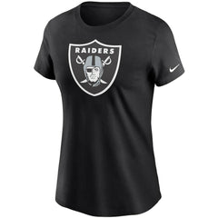Las Vegas Raiders Women's Logo Essential T-Shirt - Black - Nike
