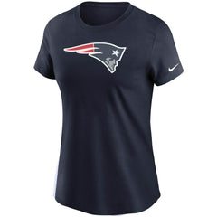 New England Patriots Women's Logo Essential T-Shirt - Navy - Nike