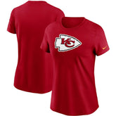 Kansas City Chiefs Women's Logo Essential T-Shirt - Red - Nike
