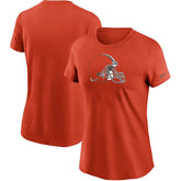 Cleveland Browns Women's Logo Essential T-Shirt - Orange - Nike