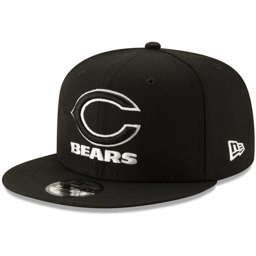 Chicago Bears New Era B-Dub 9FIFTY Adjustable Snapback Hat - Black - NFL