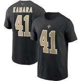 Alvin Kamara New Orleans Saints Name & Number T-Shirt - Black - Nike
