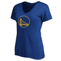 Stephen Curry Golden State Warriors Women's Playmaker Name & Number V-Neck T-Shirt Royal