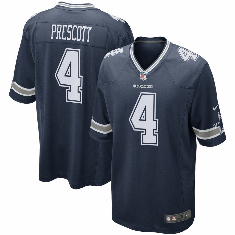 Dak Prescott Dallas Cowboys Game Team Jersey - Navy - Nike